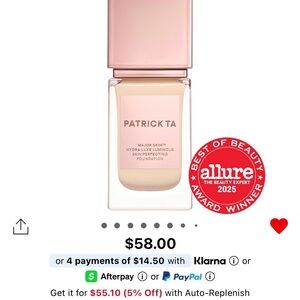 Patrick Ta Major Skin Foundation in 4 Golden